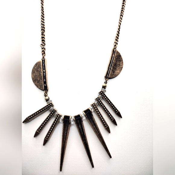 Fashion Spike Boho Long Necklace - Picture 2 of 6